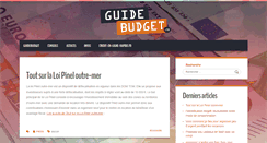 Desktop Screenshot of guide-budget.fr
